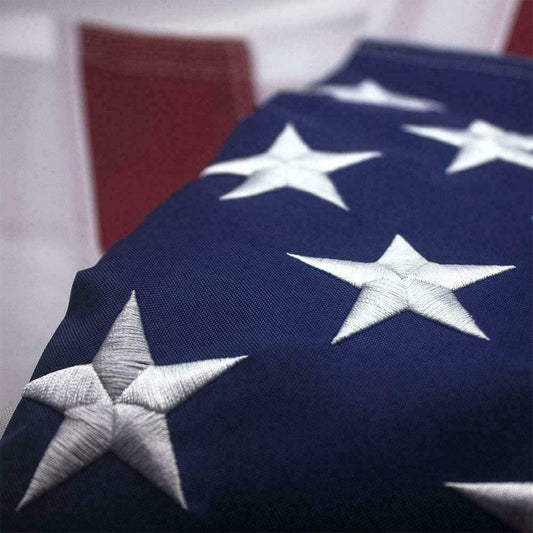 Amerikaanse Vlag Buiten Zware Kwaliteit Geborduurde Sterren USA Vlag