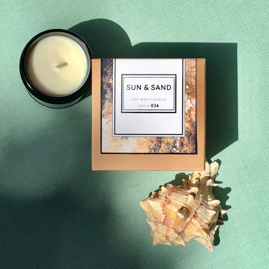 Bougie de soja Sun + Sand
