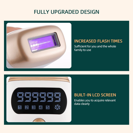 IPL Laser Epilator Pijnloos 999999 Flitsen Ontharing Haarverwijderaar