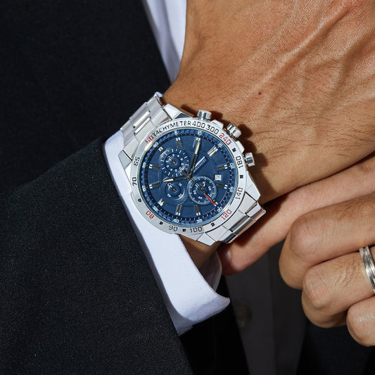 Gepersonaliseerd herenhorloge, cadeau vriend, jubileumcadeau