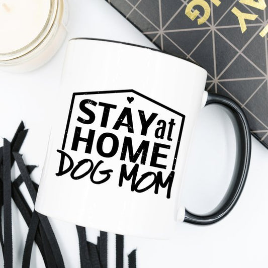 Cadeau pour maman de chien, Tasse « Maman de chien au foyer », Cadeau