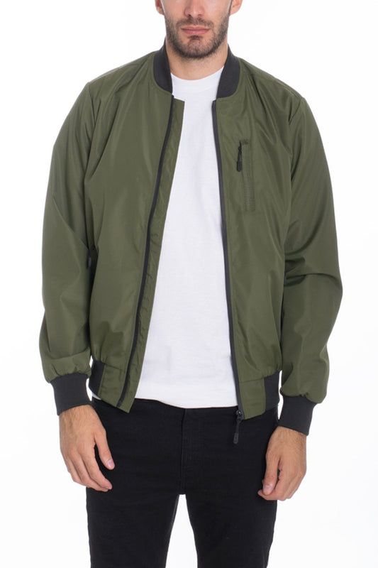 Coupe-vent imperméable en vinyle pour homme