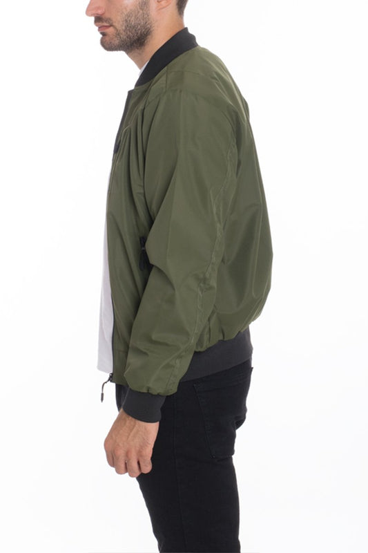 Coupe-vent imperméable en vinyle pour homme