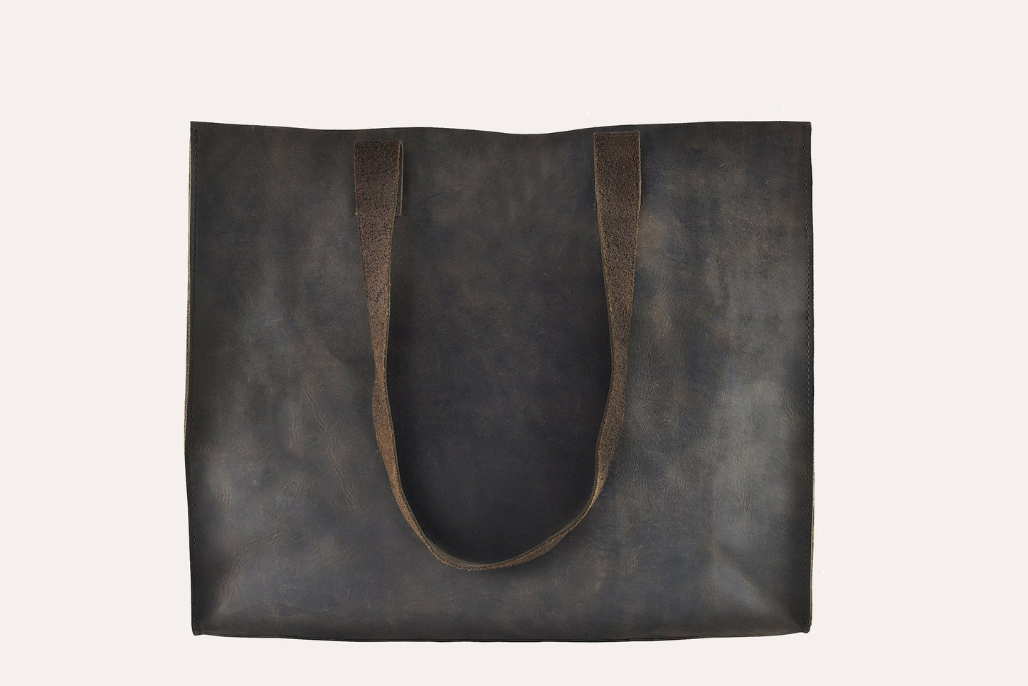 Shopper met onafgewerkte rand