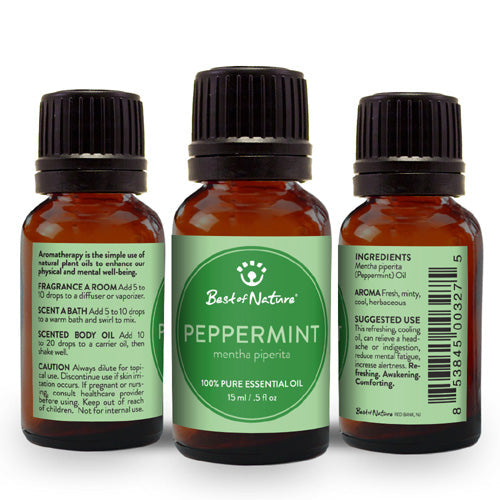 Huile essentielle de menthe poivrée