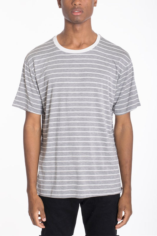 T-shirt rayé en coton 8509