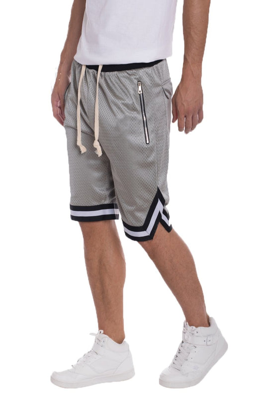 Shorts de sport de basket en maille solide