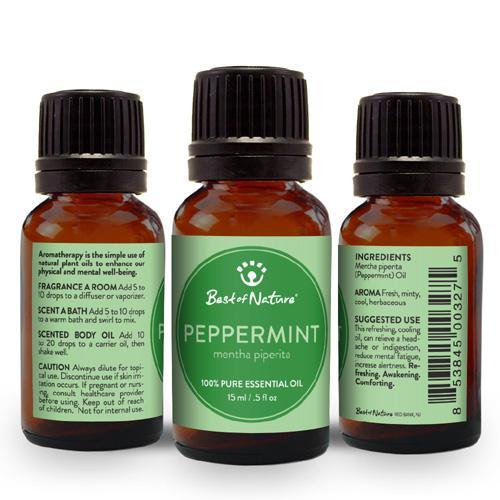 Huile essentielle de menthe poivrée