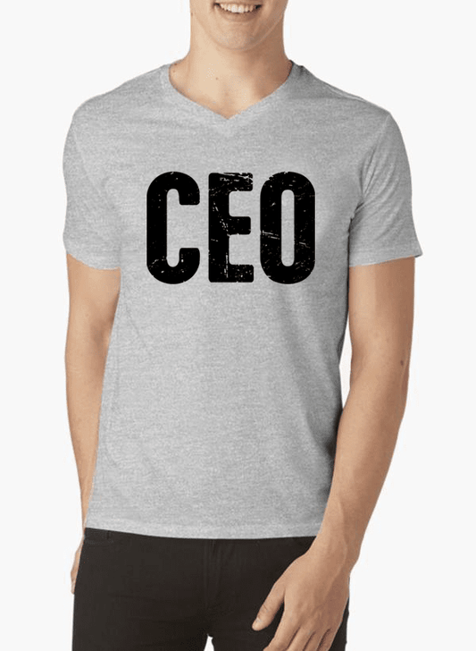 T-shirt col V de PDG