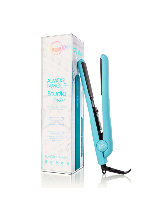 Fer plat professionnel Almost Famous de 3,17 cm avec plaques de pierres précieuses de luxe