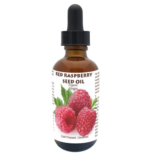 Huile de pépins de framboise rouge (biologique, pressée à froid, non raffinée)