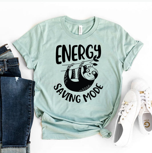 Energiebesparende Modus T-shirt