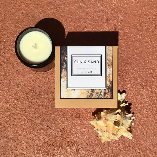 Bougie de soja Sun + Sand
