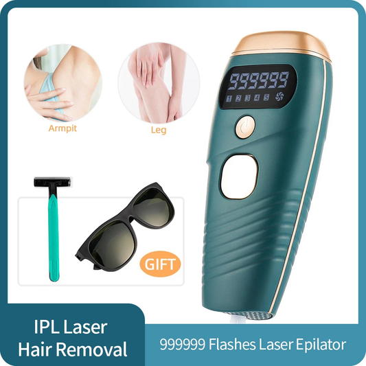 IPL Laser Epilator Pijnloos 999999 Flitsen Ontharing Haarverwijderaar