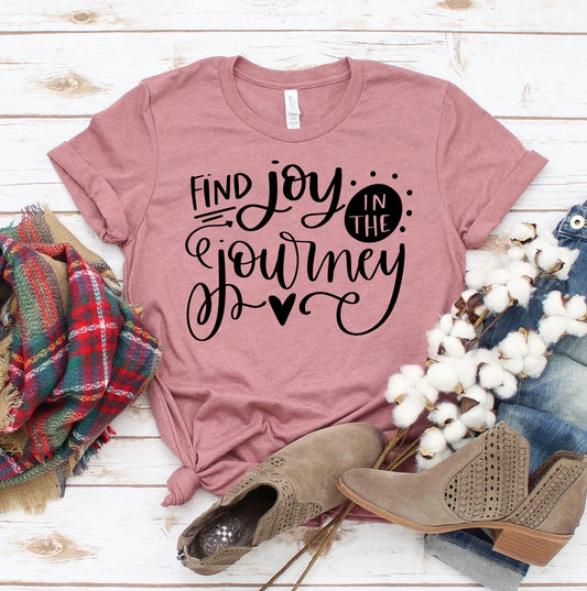 T-shirt La joie est dans le voyage