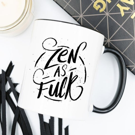 Koffiemok, Zen As F#ck, Grappige Koffiemok met