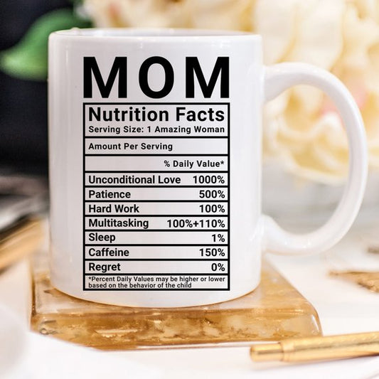 Mug de fête des Mères – Fiche Nutritionnelle Maman –