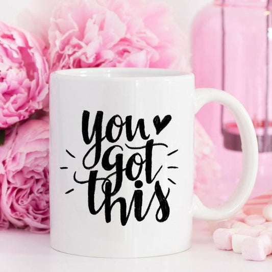 You Got This Mok, Inspirerende Koffiemok, Grappig